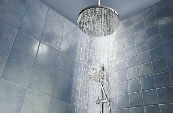 Test The Water Flow And Cleanliness Of The Shower Head