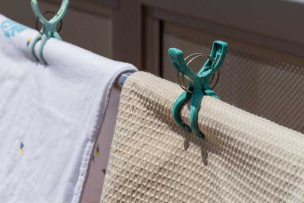 Squeeze Out Excess Water And Hang The Bath Mat To Dry