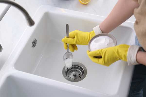 Apply The Baking Soda Paste To The Sink