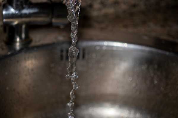 Rinse The Sink Thoroughly With Warm Water