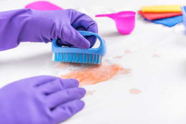 Use A Soft Brush Or Cloth For Stubborn Stains