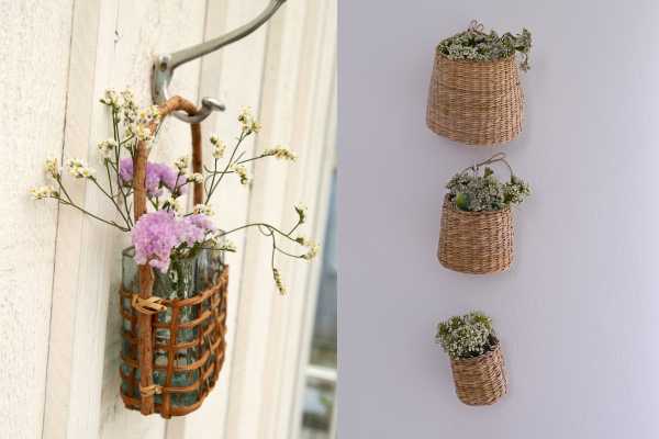 Hanging Baskets To Wall Decor