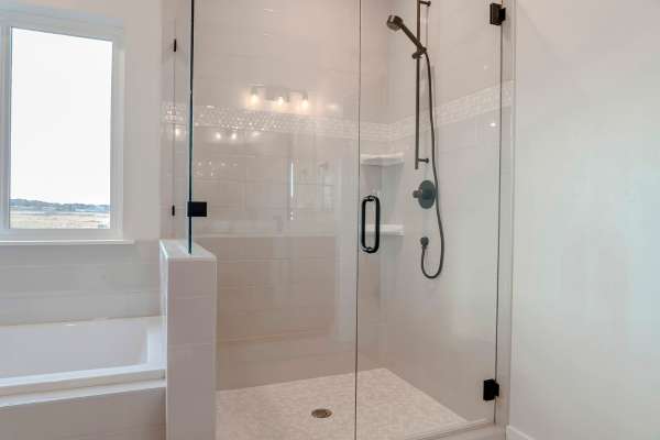 Dry And Polish Clean Shower Doors 