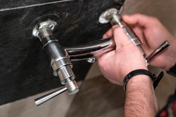 Install the New Faucet Valves