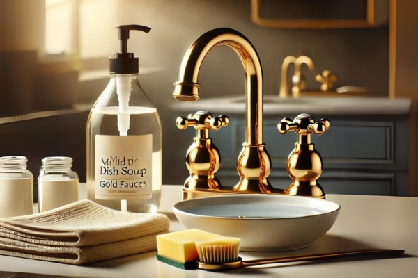 Choosing The Right Cleaning Tools And Supplies For Gold Faucets