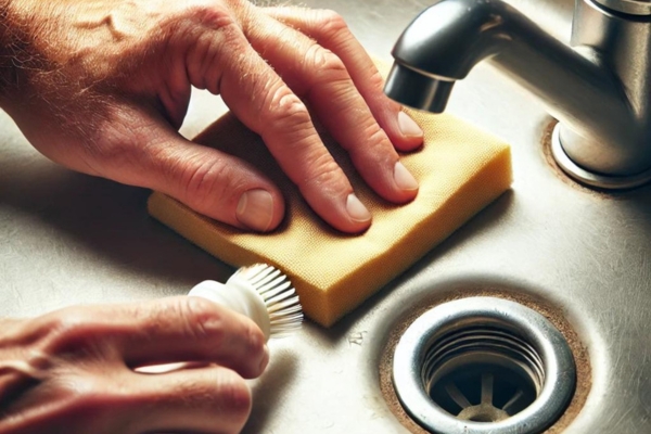 Clean The Sink Area Install A Tuscany Bathroom Faucet