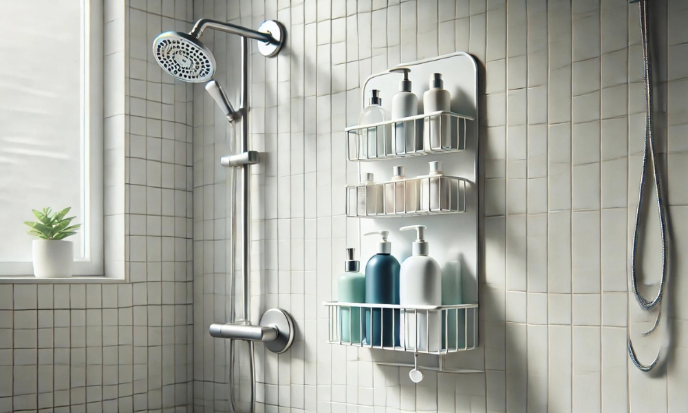 How To Hang Shower Caddy