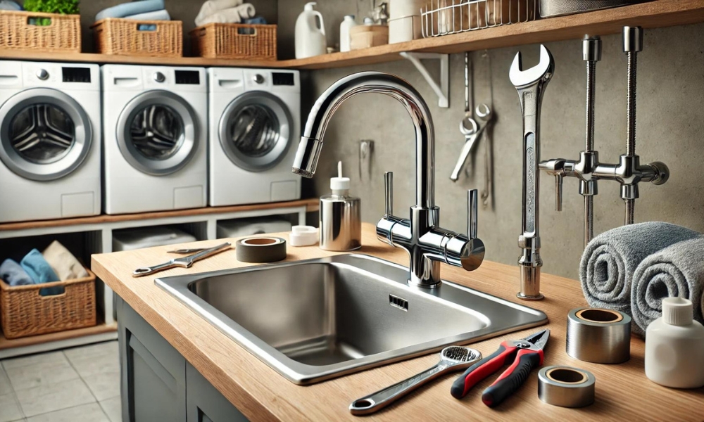 How To Replace Laundry Faucet