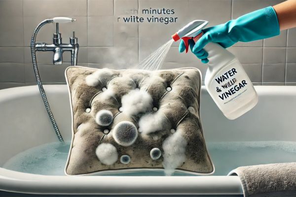 Removing Mildew and Mold from Bath Pillows Clean Bath Pillow