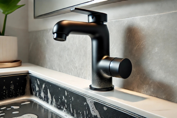 The Impact of Hard Waters Stain on the Appearance of Black Faucets