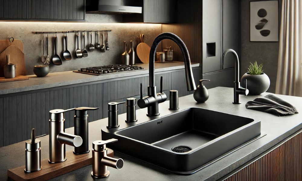 What Color Faucet With Black Sink