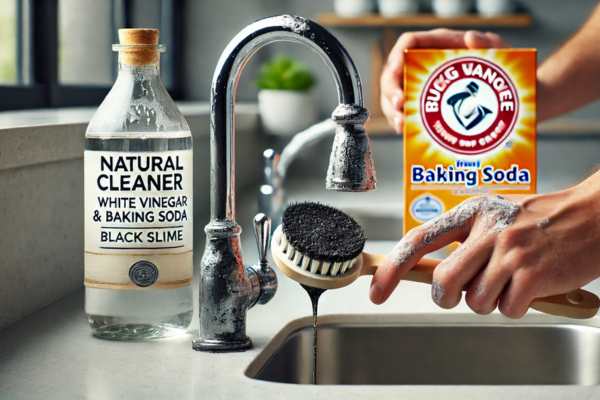 Using Natural Cleaners To Eliminate Black Slime In Your Faucet