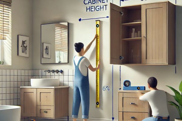 Customizing Bathroom Cabinet Height