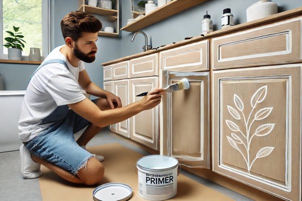 Priming Your Bathroom Cabinets