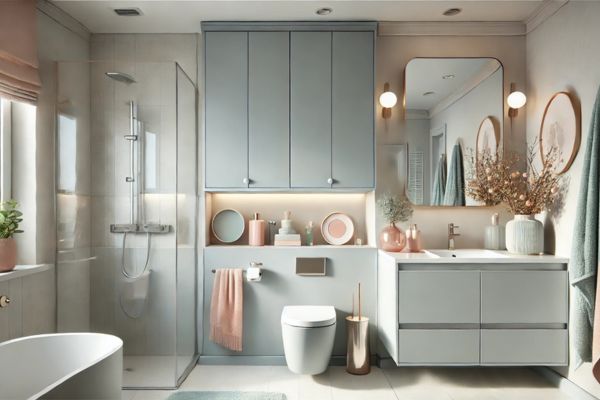 Gray Cabinets In Small Bathrooms: Wall Colors For Expanding Space