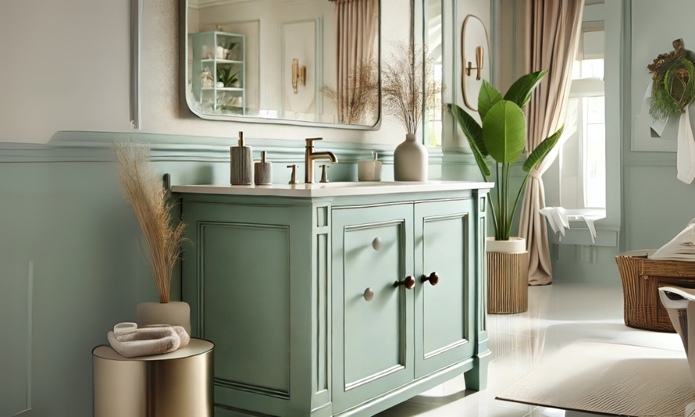 How To Paint Bathroom Cabinets