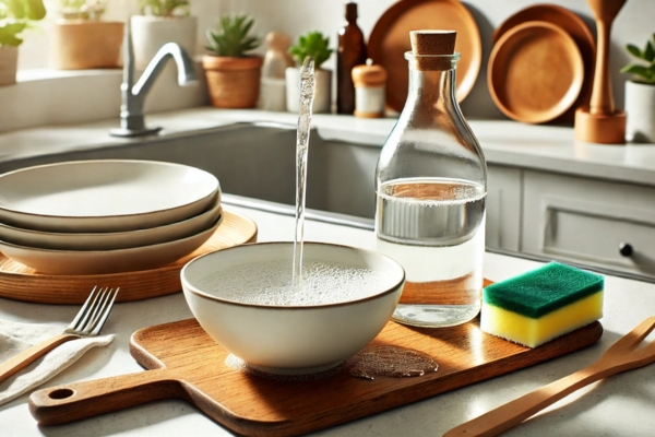 Wash Dishes With Without Dish Soap