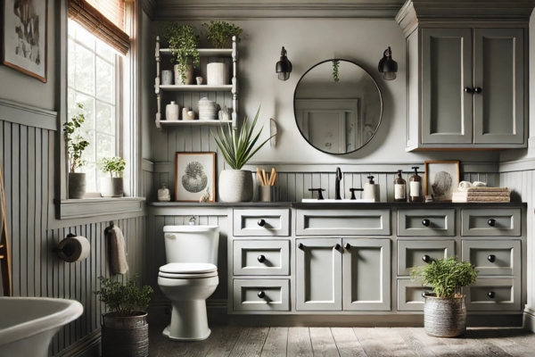 Budget-Friendly Options For Gray Bathroom Cabinet