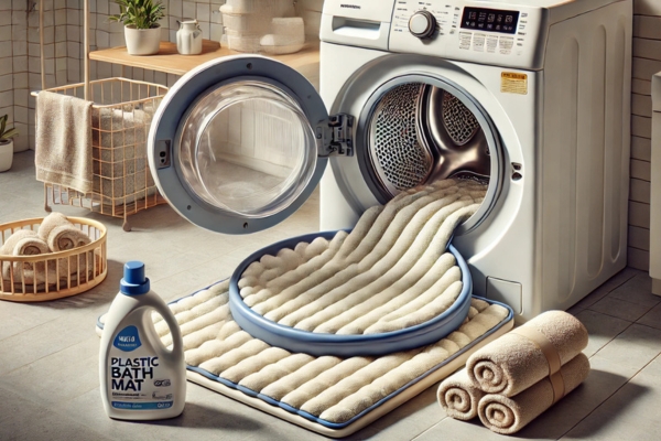 Cleaning Plastic Bath Mats In The Washing Machine