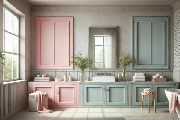 Pastel Cabinet Colors For A Calming Atmosphere