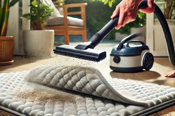 Shake And Vacuum Clean Memory Foam Bath Mats