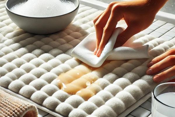 Spot Clean Stains Clean Memory Foam Bath Mats