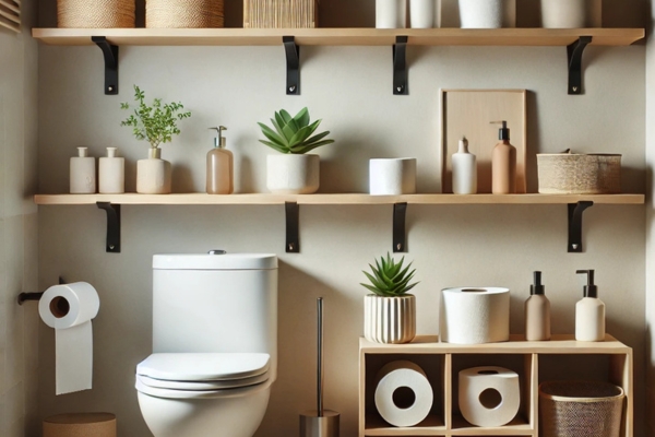 Above-The-Toilet Deep Should Bathroom Shelves Be