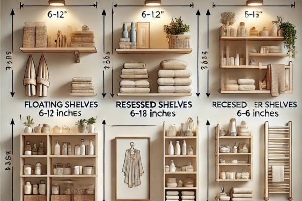 Best Bathroom Shelf Designs Based On Depth