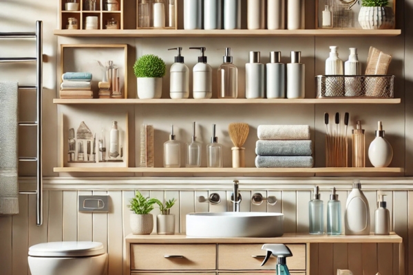 Declutter Your Bathroom Shelves