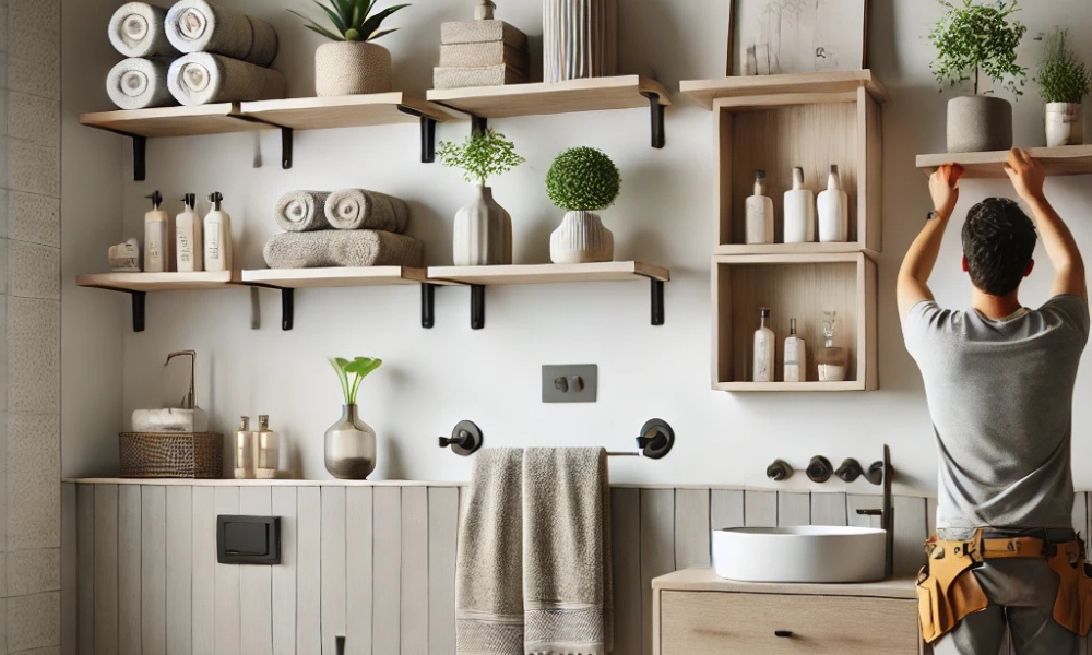 How To Make Floating Shelves For Bathroom