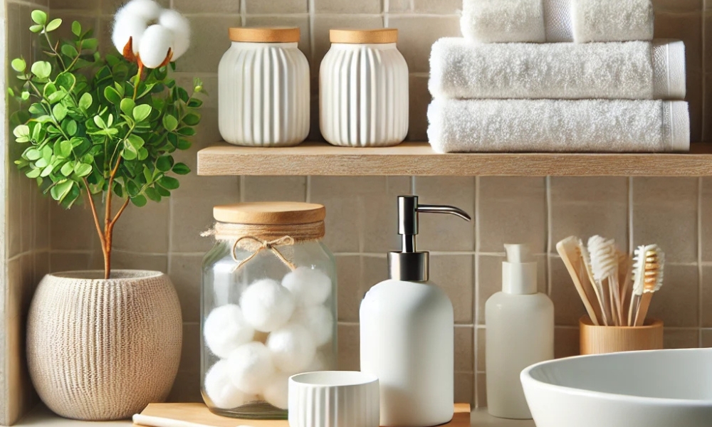 How To Style Bathroom Shelves