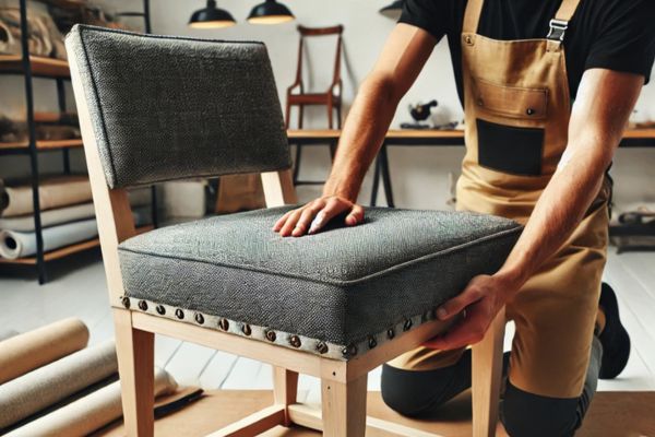 Reassemble The Wood Chairs Into Upholstered Chairs