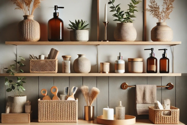 Style Your Bathroom Shelves