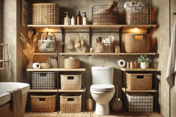 Use Decorative Storage Baskets