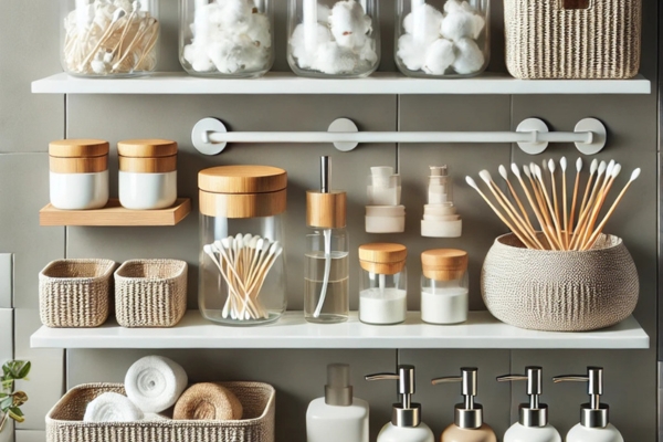 Use Matching Storage Containers For A Cohesive Look