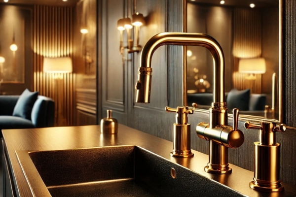 Gold And Brass Faucets: A Bold Contrast For Modern Glam