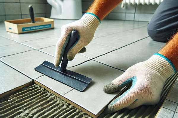 Grouting and Sealing the Tiles