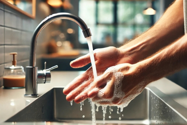 Hand-Washing Habits: When Techniques Cause Soapiness