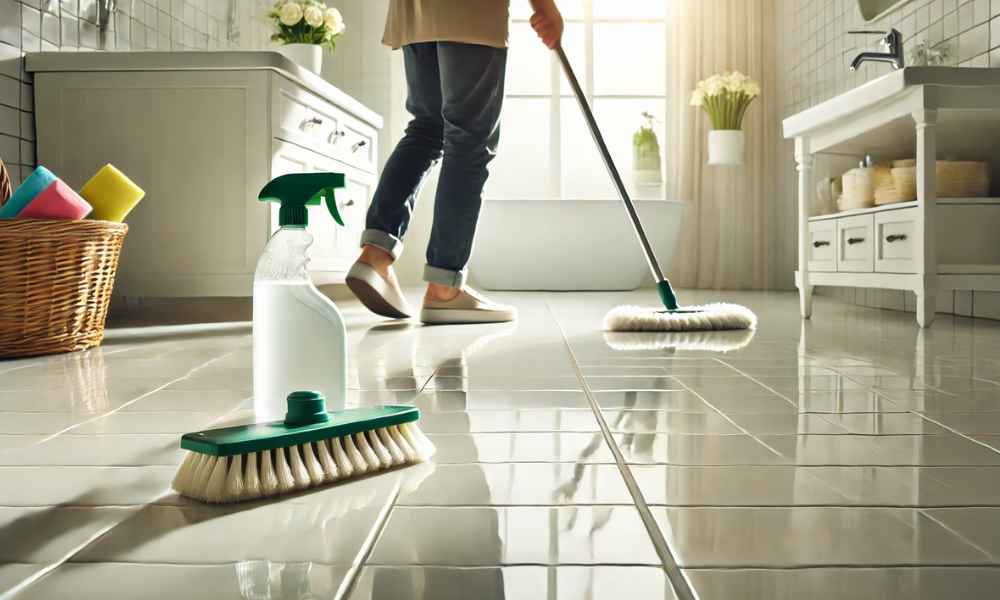 How To Clean Bathroom Floor Tiles