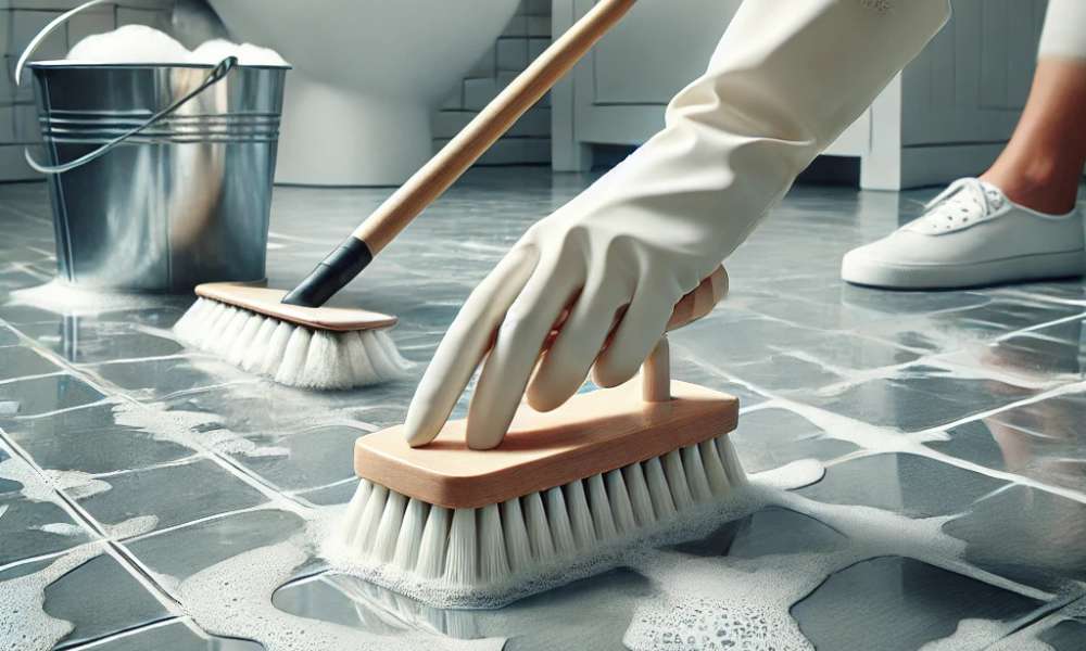 How To Clean Bathroom Floor