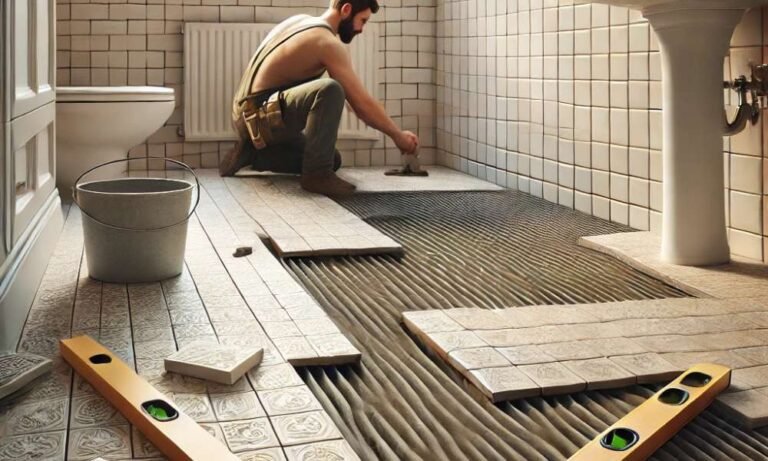 How To Tile A Bathroom Floor - Reno Aider