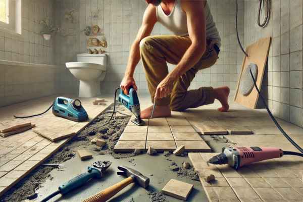 How to Remove Bathroom Floor Tile Without Damaging the Subfloor