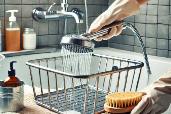 Prepping Your Shower Caddy For Rust Removal