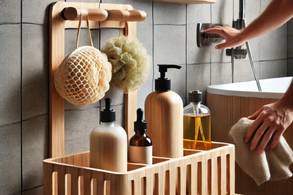 Wooden Shower Caddies