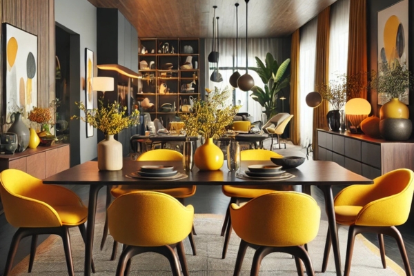 Yellow or Mustard Chairs