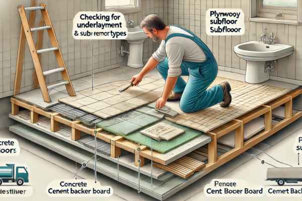 Checking for Underlayment and Subfloor Types