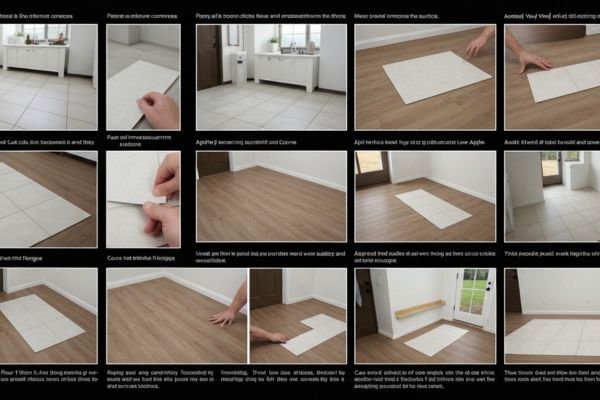how to install peel and stick vinyl flooring on concrete