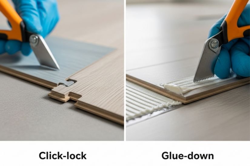 Installation Secrets: Click-Lock vs. Glue-Down in Wet Areas