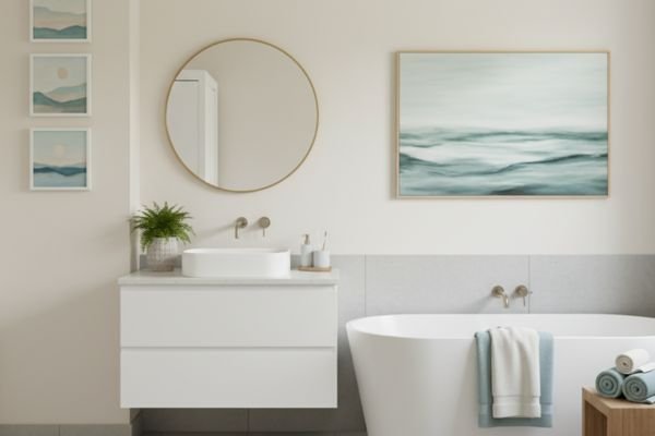 Choosing the Right Art for Small Bathrooms