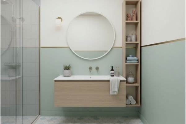 Color Ideas to Maximize Space Small Bathroom Wall Decor Ideas